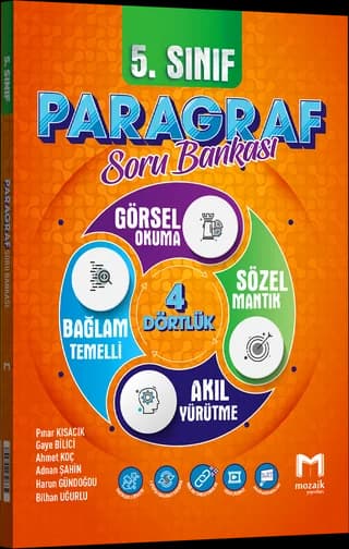 Mozaik 5. Sınıf Paragraf Soru Bankası kitap kapağı