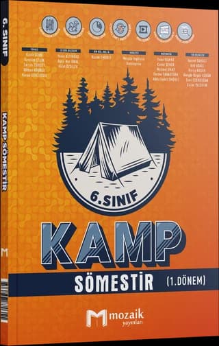 Mozaik 6. Sınıf Kamp Sömestir (1. Dönem) kitap kapağı