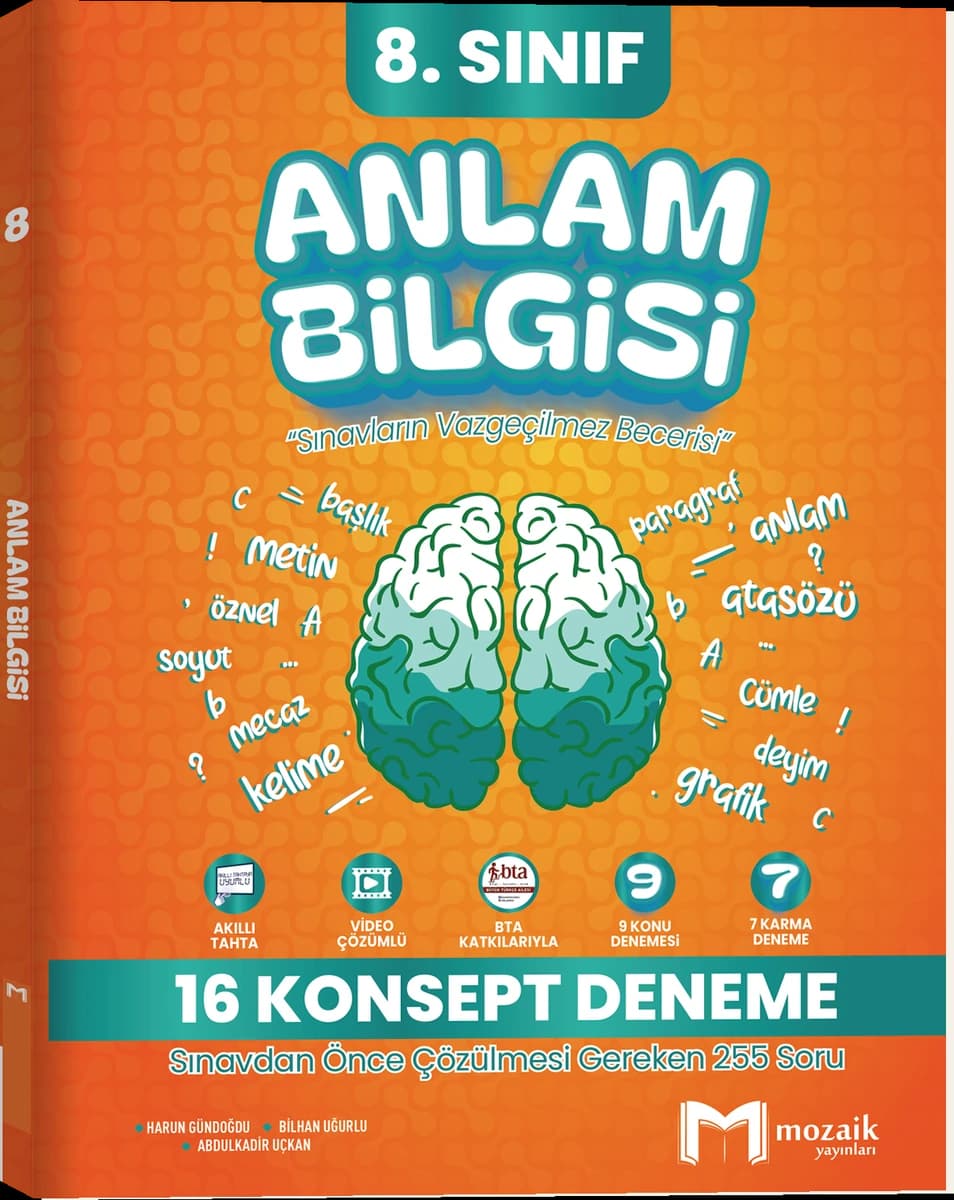 Mozaik LGS Anlam Bilgisi 16 Konsept Deneme kitap kapağı