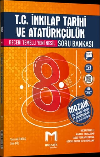 Mozaik 8. Sınıf T.C. İnkılap Tarihi ve Atatürkçülük Soru Bankası kitap kapağı
