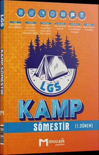 Mozaik 8. Sınıf Kamp Sömestir (1. Dönem) kitap kapağı